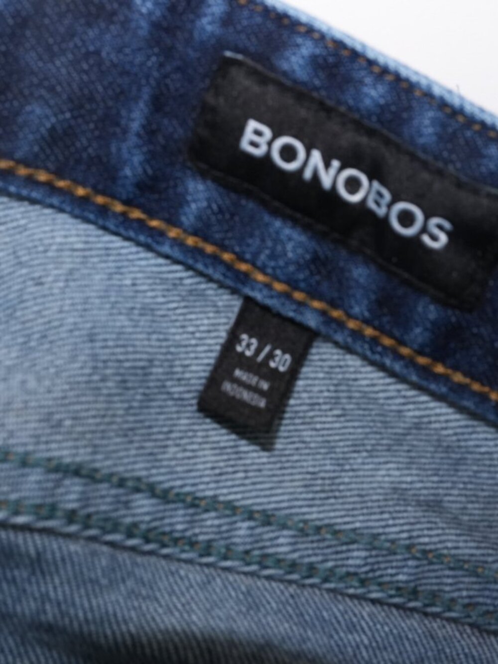 Bonobos Japanese Selvedge Jeans Tailored Dark Wash 33x30
